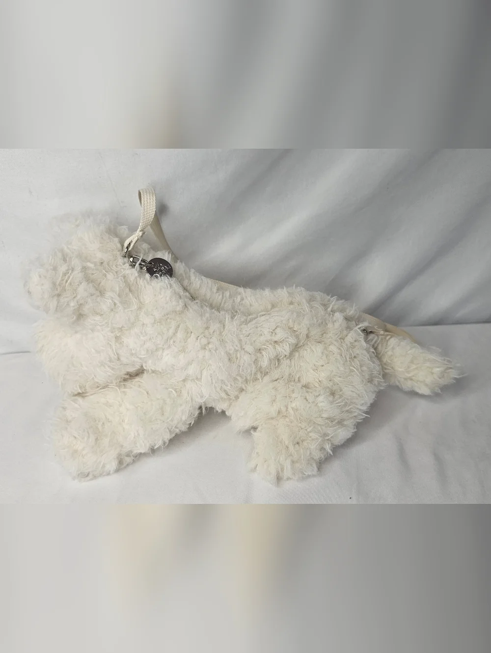 ​Jellycat Munro Scottie Dog Bag Plush White Terrier Puppy Crossbody Purse Rare